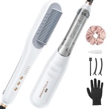 Pro Steam Hair Straightener Brush Steamline Pro 3 in 1 Straightening Brush Steam