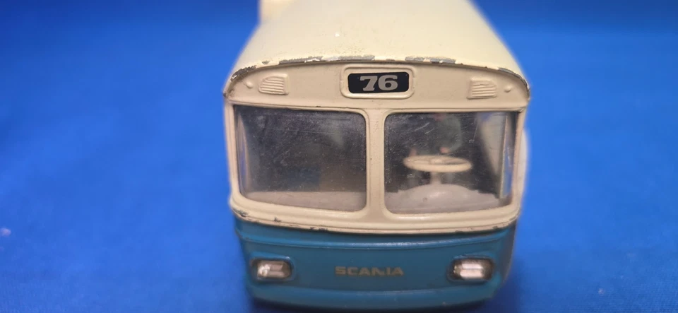 Vintage 1960s Tekno Denmark Holland 851 Scania CR-76 City Bus-Blue/white NO BOX! - Image 3 of 4