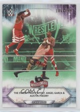 2021 Topps WWE WrestleMania 36 Light Green /199 The Street Profits #52 0nr3