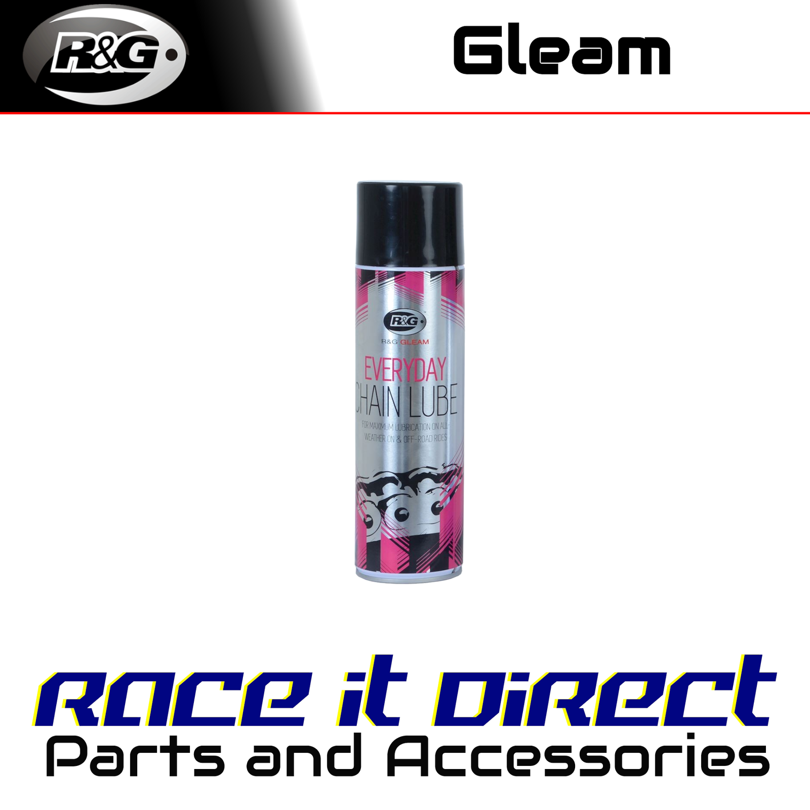 RGGLEAM7 R&G Gleam Everyday Chain Lube 500ml R&G