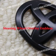 3D Steering Wheel Emblem Blackout Overlay Kit Anti-scratch For Tacoma 2000-2021