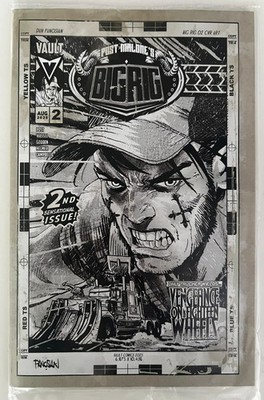 Post Malone's Big Rig #2 Cover H 1:25 Dan Panosian Black & White Variant