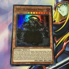 Erebus the Underworld Monarch 1st Edition Super Rare RA04-EN019 Yu-Gi-Oh