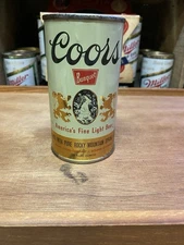 coors beer flat top beer can adolph coors golden colorado Old Vintage