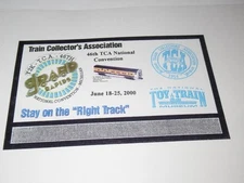 TCA 46TH CONVENTION JUNE 18-25, 2000 - BILLBOARD FOR 0/027 TRAINS - NEW -  M9
