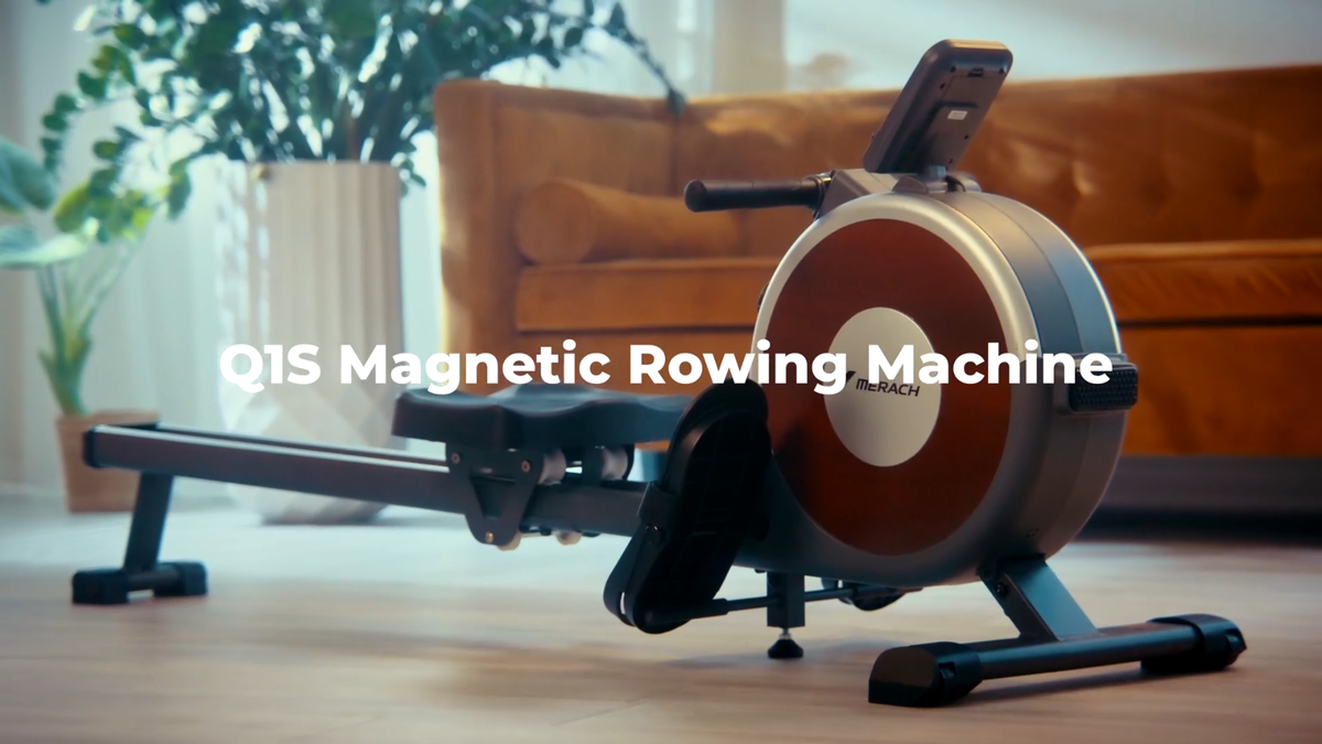 MERACH Magnetic Rowing Machines for Home w/ 16 Levels Max 350lbs
