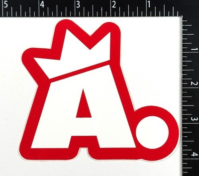 ACME Red Crown 90er 00er Original Vintage NOS Skateboard Skate Sticker Aufkleber