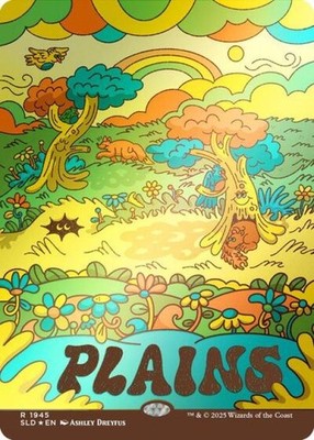 Plains (1945) (Rainbow Foil) -Foil Near Mint MTG Secret Lair | eBay