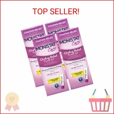 Monistat Chafing Relief Powder Gel, Long-Lasting Anti-Chafing Protection for Bik