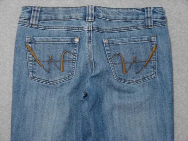 SD09448 ** мокрый печати ** узкие женские джинсы sz5R; изящные джинсы! - Изображение 3 из 4