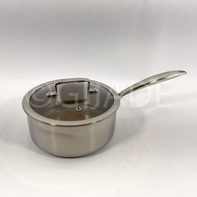 Bergner Tri-Ply Steel Guard Technology 3-qt Non-Stick Saute Pan Stainless Steel