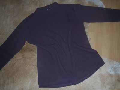 Lands End Women's Sweater Long Sleeve Brown Size M Second Hand Look!!