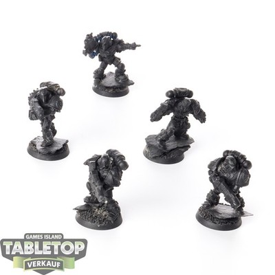Space Marines - 5 x Sternguard Veteran Squad klassisch - teilweise bemalt