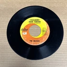 45 rpm Vintage 7” Vinyl Single Record Jukebox Beatles Strawberry Fields Penny Ln