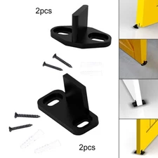 2Pcs Sliding Barn Door Floor Guides Bottom Guide Floor Mount for Cabinet