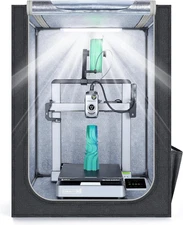 3D Printer Enclosure with LED Light, Designed for Creality Hi & Hi Combo 3D Prin
