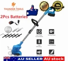 Thunder Tools 21V Telescopic Handheld Cordless Grass Trimmer Electric Lawn Mower