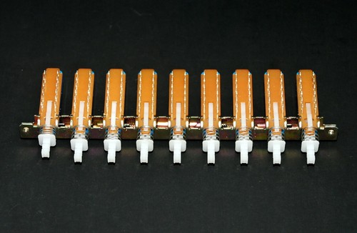 1pc Interlock Push Button Pushbutton Switch Lock Type 9 Key 4 poles w Ear #904 - Picture 3 of 7