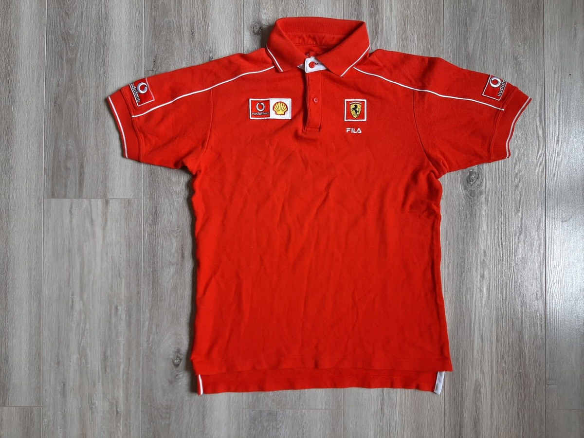 Fila Ferrari F1 Racing Shirt Polo Red Vintage Size XS/S | eBay Fila Ferrari F1 Racing Shirt Polo Red Vintage Size XS/S | eBay