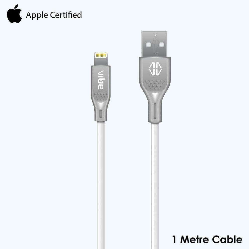 LIGHTNING CABLE 1M (MFi-Certified) (licensed From Apple) (Vibe)