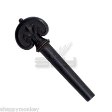 High Quality New One(1) Ebony Hand Carved Violin Peg for 4/4 Size Violin