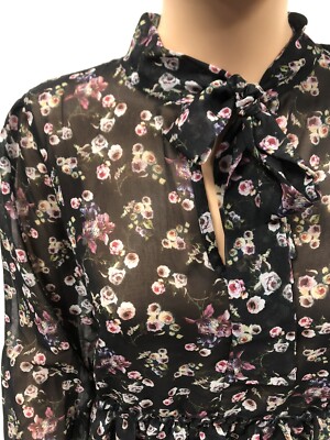 Haut Femme Rinascimento Réf. 027X990 - Taille XS - Motif Floral Multicolore - Neuf Avec étiquettes