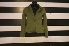 Love University Women  s Blazer One Button Pockets Dark Green Size M