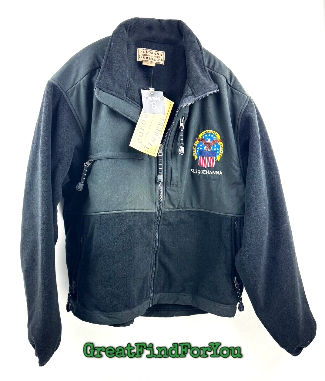 COLORADO TIMBERLINE OUTERWEAR SUSQUEHANNA DEFENSE LOGISTICS AGENCY JACKET SIZE S