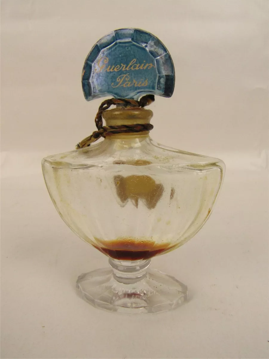 Vintage Guerlain Made in Paris France Shalimar Top Perfume Bottle