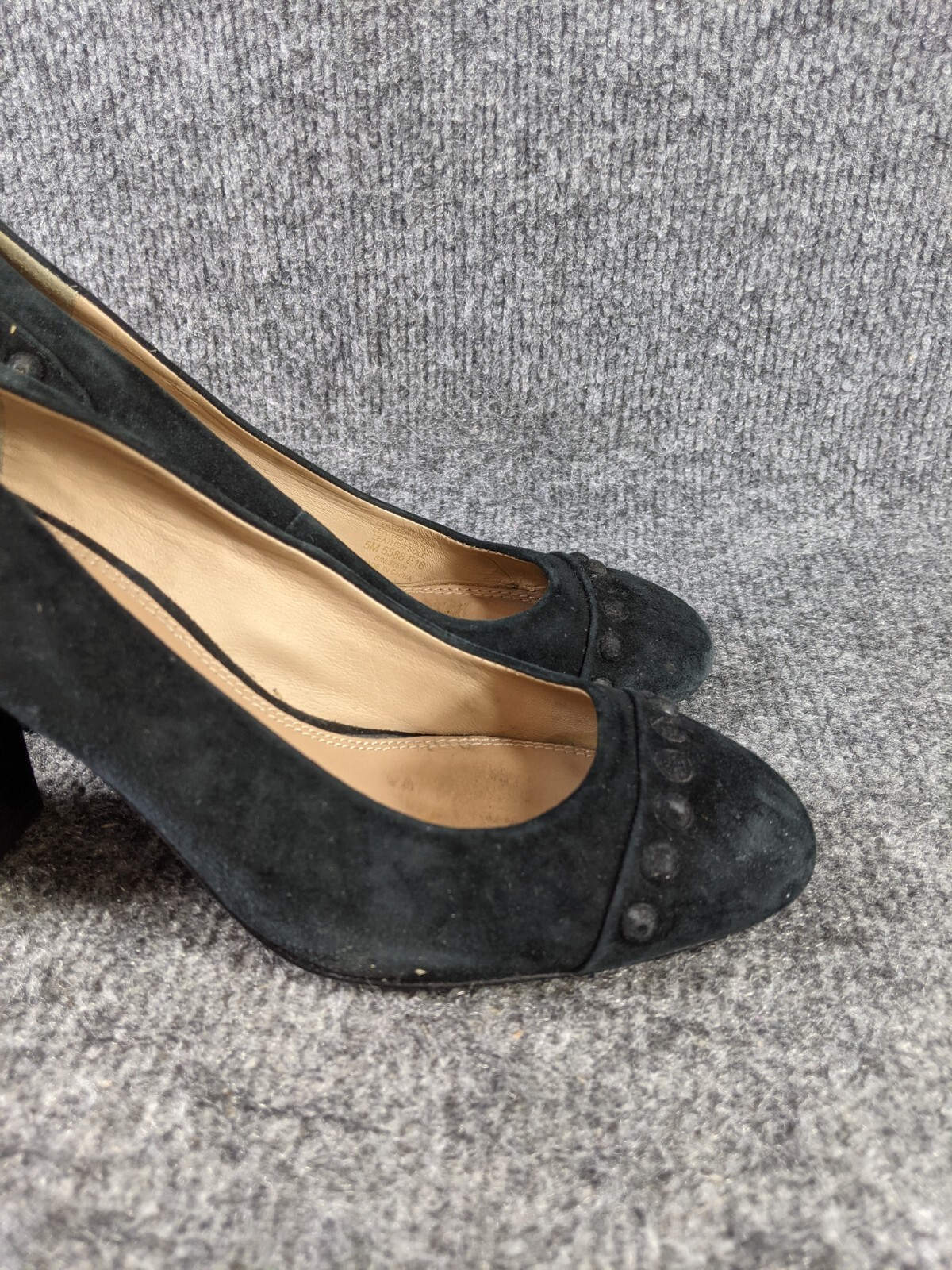 Tory Burch Black Suede Heel Pumps Sz 5 - Womens | eBay