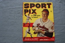 1949 JUNE SPORT PIX MAGAZINE - BOB FELLER COVER - ST 5506Z