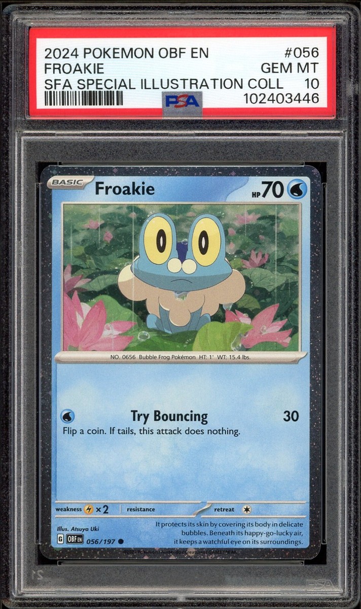 2024 PSA 10 Pokemon Froakie Shrouded Fable Special Illustrat Coll