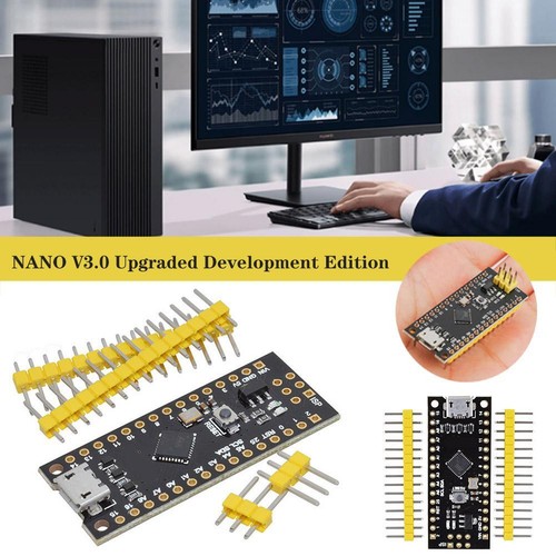 1X Compatible Micro for Arduino NANO V3.0 Development Board Upgraded ATmega New - Picture 2 of 10