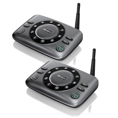 For Home Business Offices FM Wireless Intercoms 10-Channel Call ALL Full Duplex