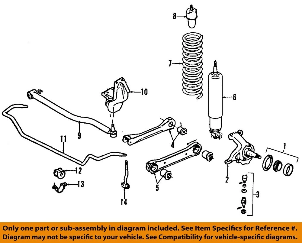 Jeep CHRYSLER OEM 91-01 Cherokee Front Axle-Track Bar 52007118 | eBay