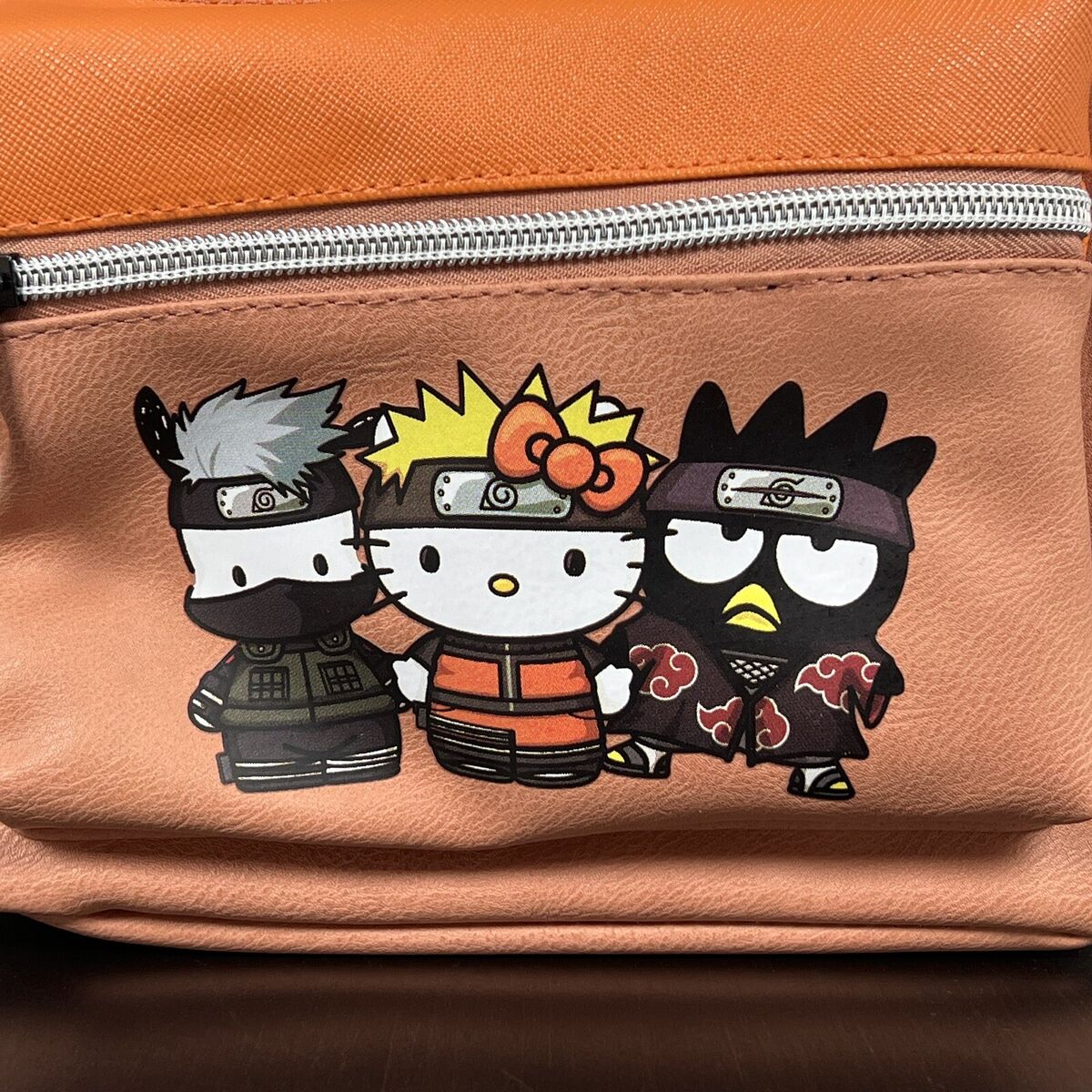 Sanrio Hello Kitty x Naruto Shippuden Women's Mini Backpack Orange 