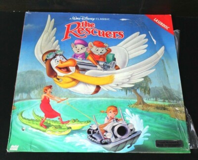 the Rescuers レーザーディスク Disney The Rescuers Laserdisc LD Original Shrink Disk Near Mint