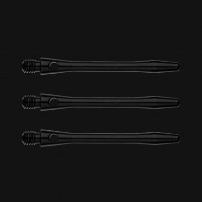 Winmau Anodized Aluminium Medium Black