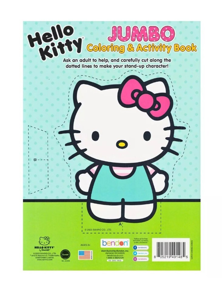 Hello Kitty Coloring & Activity Book: 64 Pages with Bonus