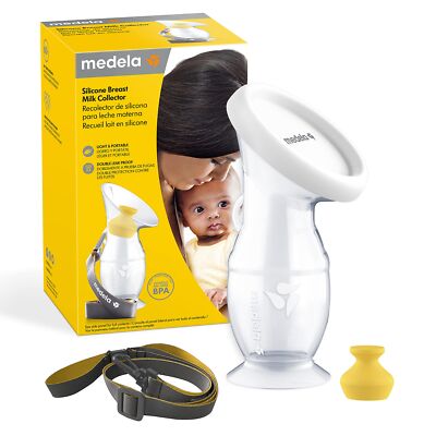Medela Breast Milk Collector with Stopper, BPA Free Silicone, Manual, Features