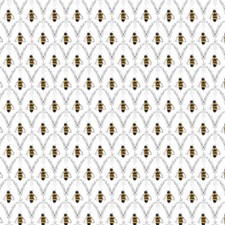 Bumble Bee Fabric Geometric Bees Royal Jelly Blank Quilting Cotton By The Yard