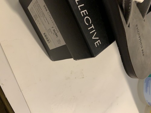 Infradito da collezione Alkl Nubuck in pelle 7B nuove senza etichette grigio - Foto 2 di 14