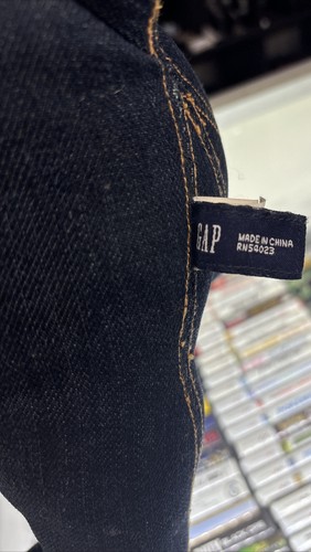 De colección Gap Denim Cachorro Perro Peluche Animal 18 pulgadas Resistente RARO Bebé Gap Denim Oscuro - Imagen 6 de 9