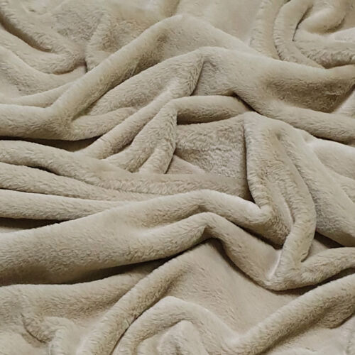 SOFT MINK FAUX FUR 10MM HAIR PILE BUNNY PLUSH DOLL CLOTH FABRIC SOLID MATTE 60"W - Picture 51 of 155