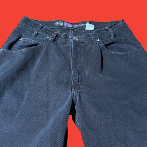 Levis Silvertab Baggy Fit Jeans Mens 34x32 Black Denim Skate Grunge 90s - Picture 2 of 9
