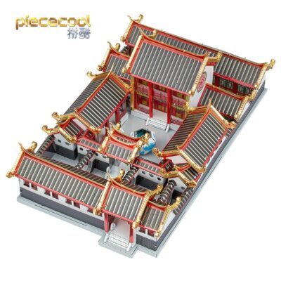 3D Metal Puzzle Courtyard House Chinese Model DIY Laser Cut Children Adult Toys