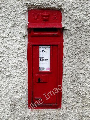 Foto 6x4 VR Postkasten, Allhallowgate Ripon Box Nummer HG4 20 in der Wand o c2010