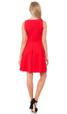 White Mark Crystal Fit and Flare Dress | XL White Mark Crystal Fit and Flare Dress | XL