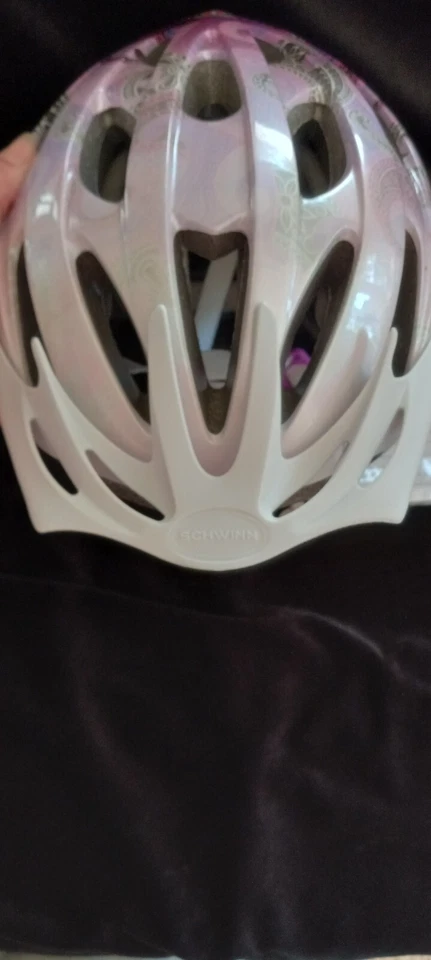 Casco de bicicleta Schwinn Thrasher ligero púrpura cachemira ajustable para mujer adulto Foto 4 de 4