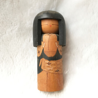 工芸品 Vintage Japanese Kokeshi Doll Signed Japan VINTAGE WOOD JAPANESE KOKESHI DOLL SIGNED 7